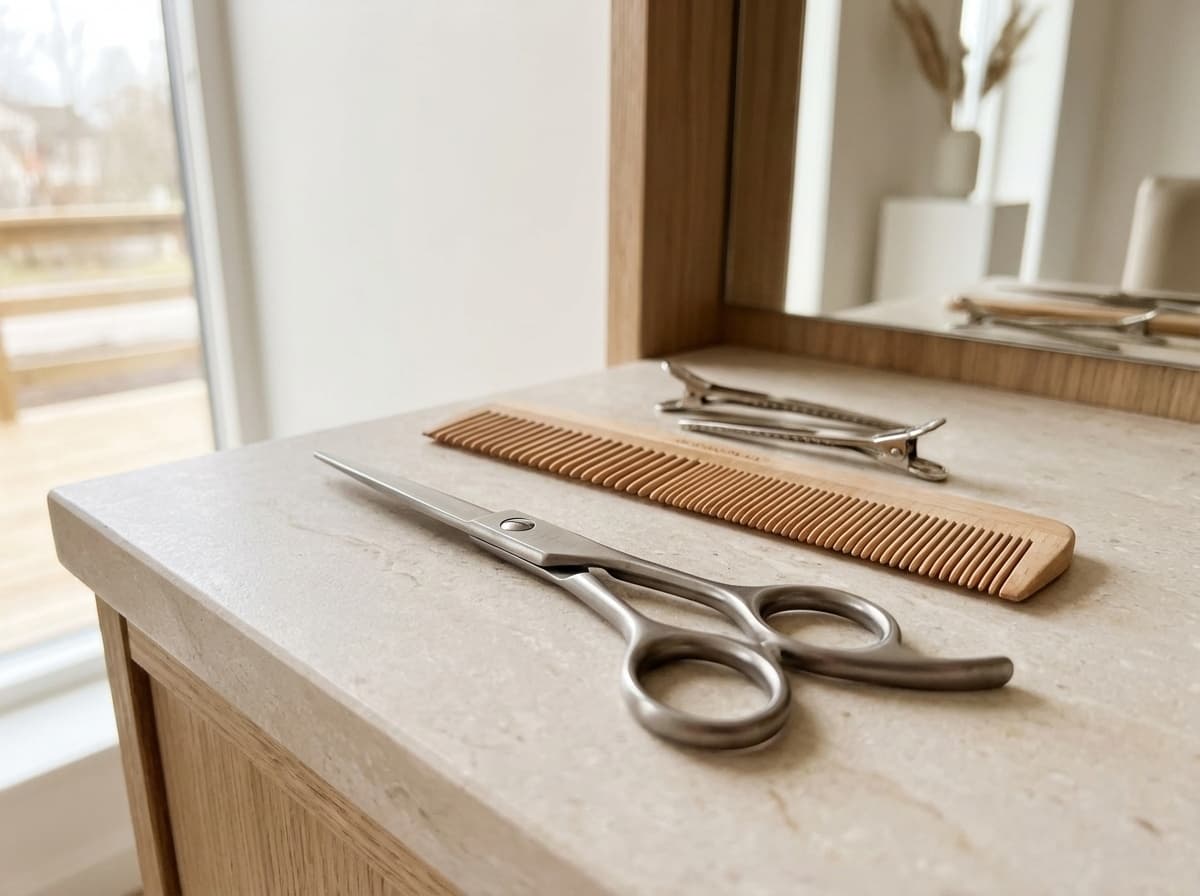 Klippverktyg på arbetsplatsen